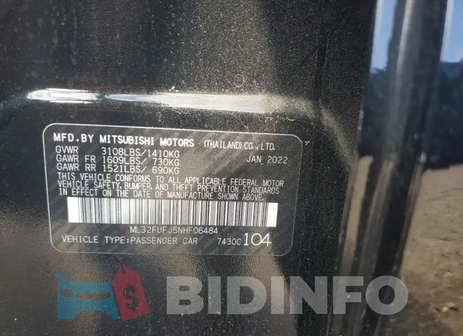 ML32FUFJ5NHF06484 Photo# 13