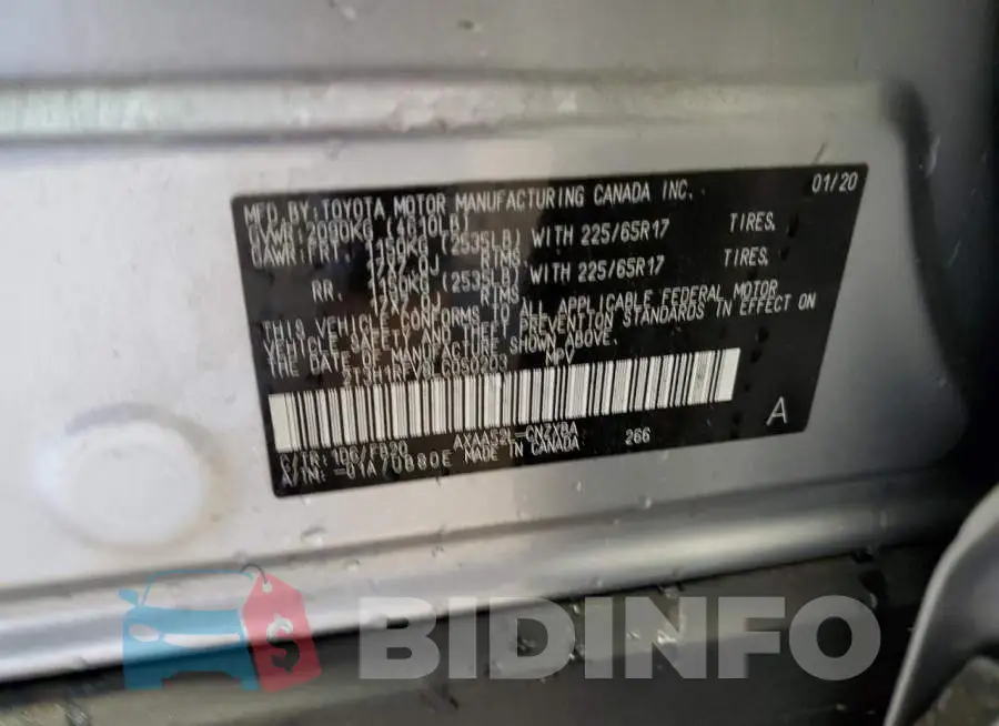 2T3H1RFV8LC050203 Photo# 12