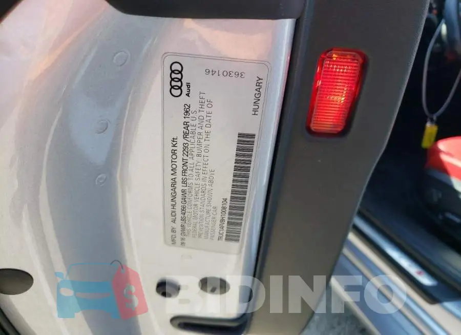 TRUC1AFV8H1008104 Photo# 12