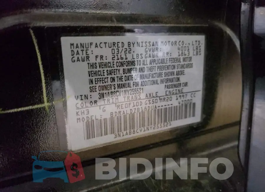 3N1AB8CV1NY255521 Photo# 12
