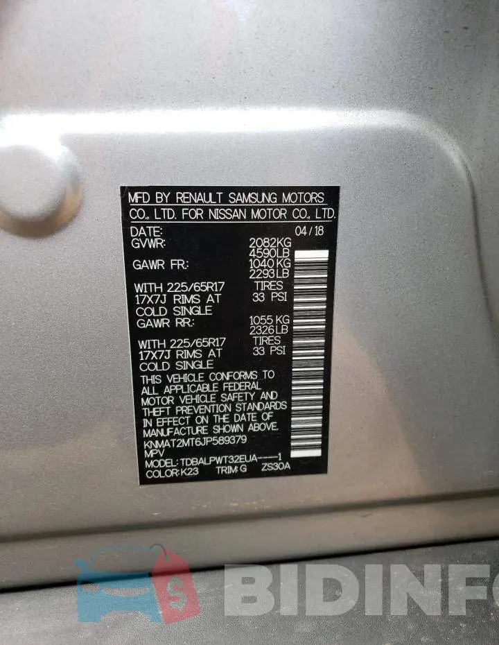 KNMAT2MT6JP589379 Photo# 13