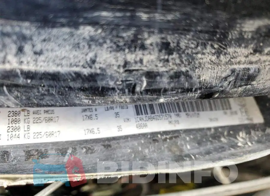 1C4NJDAB4GD571570 Photo# 14