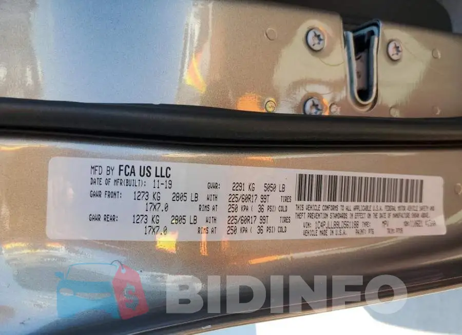 1C4PJLLB9LD561188 Photo# 14