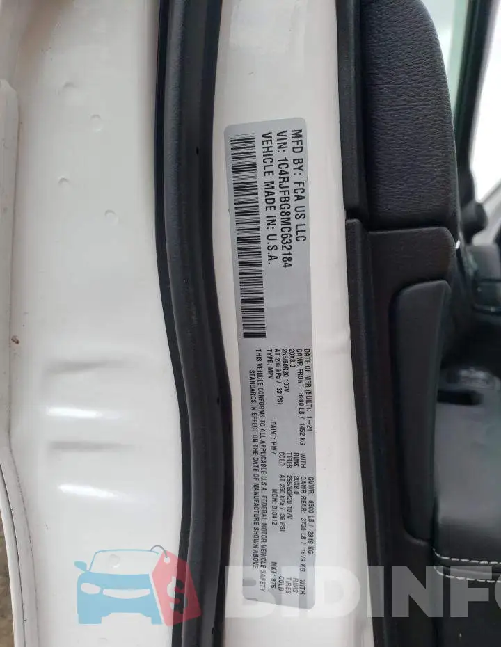 1C4RJFBG8MC632184 Photo# 12