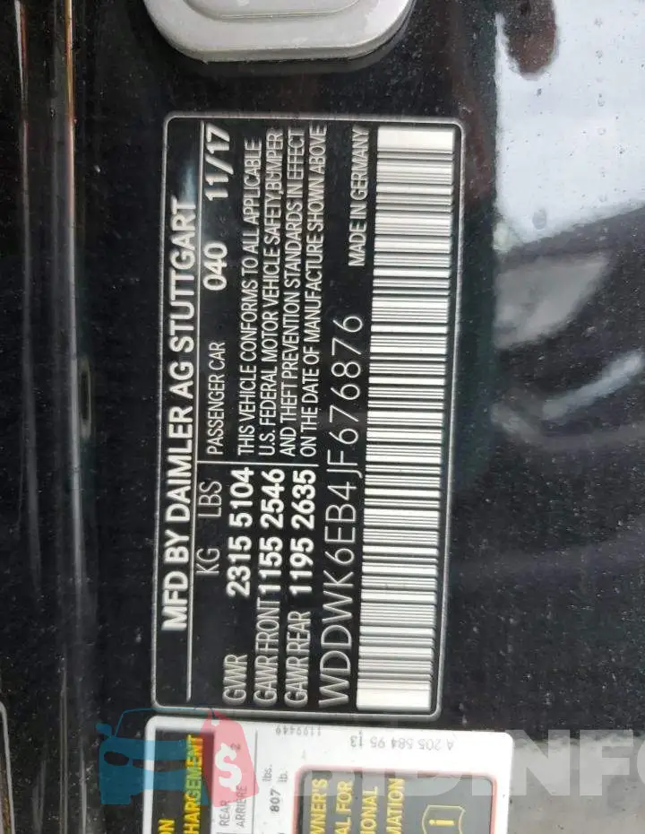 WDDWK6EB4JF676876 Photo# 10