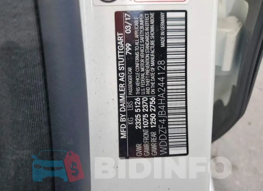 WDDZF4JB4HA244128 Photo# 12