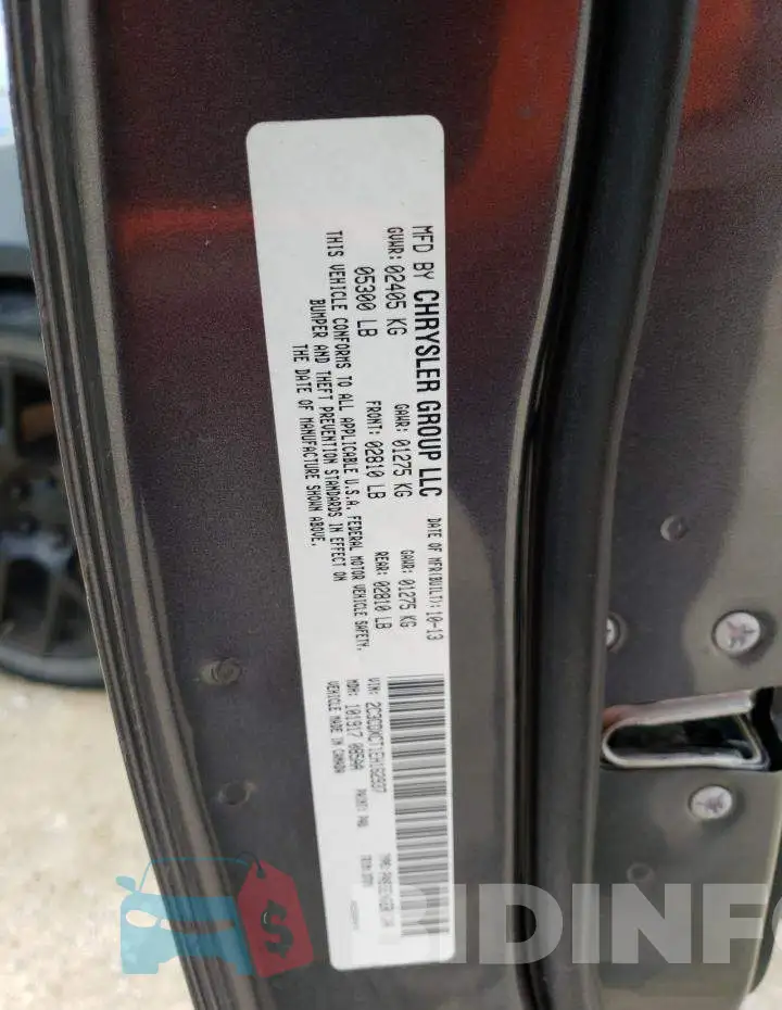 2C3CDXCT1EH162937 Photo# 12