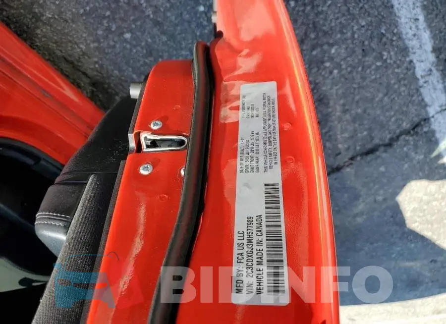 2C3CDXGJ3MH577989 Photo# 12