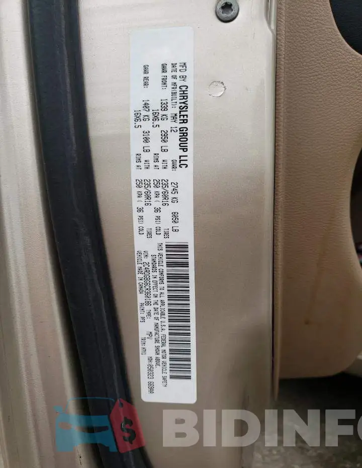 2C4RDGBG9ER283946 Photo# 10