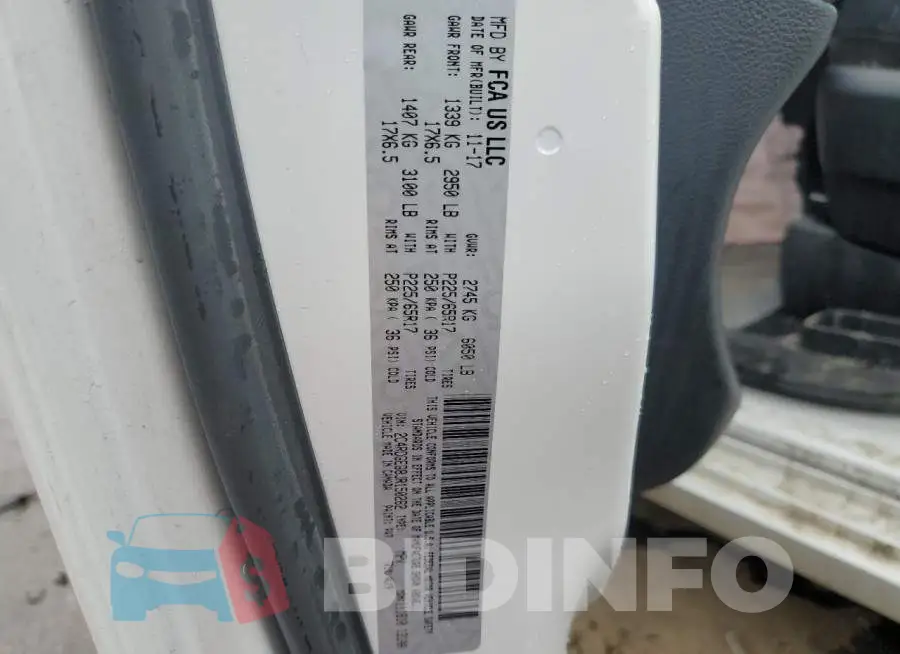 2C4RDGEG8JR150262 Photo# 13