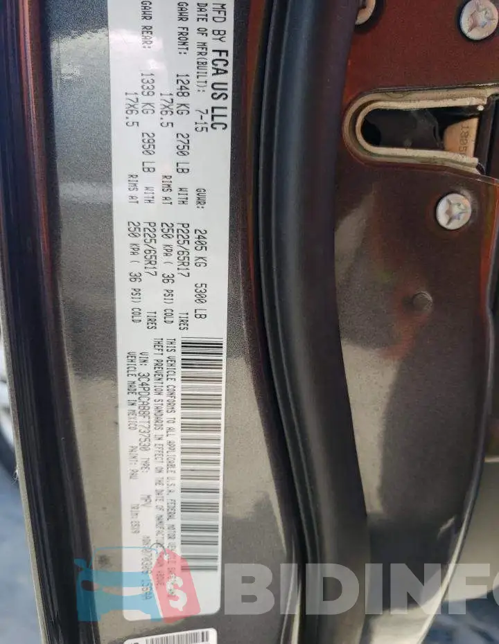 3C4PDCAB8FT737530 Photo# 13