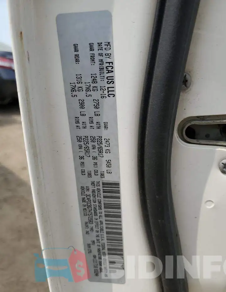 3C4PDCBG7HT572583 Photo# 13
