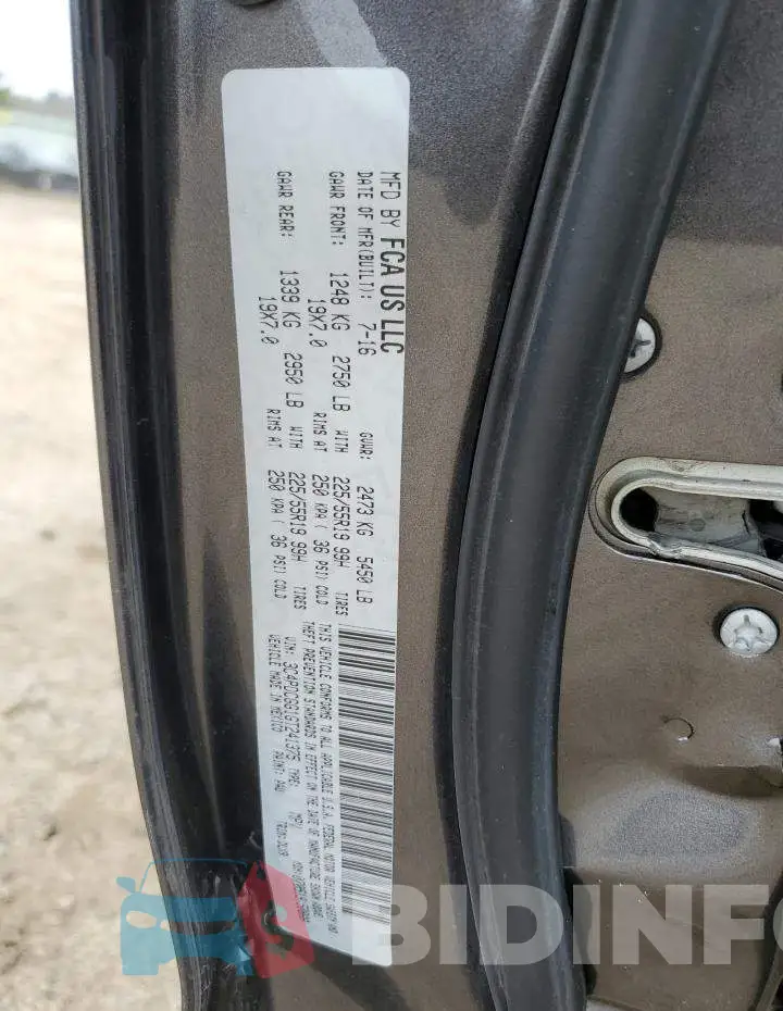 3C4PDCGG1GT241375 Photo# 12