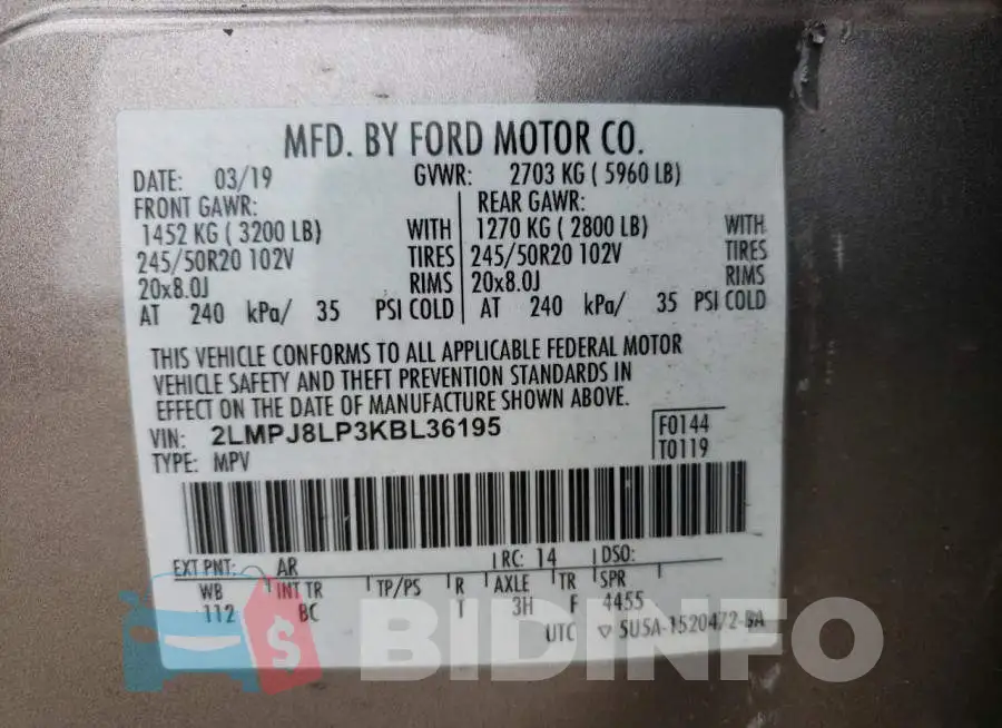 2LMPJ8LP3KBL36195 Photo# 13