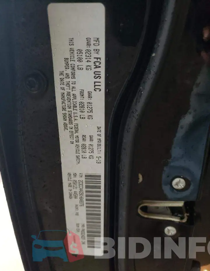 2C3CCAAG5KH648376 Photo# 13