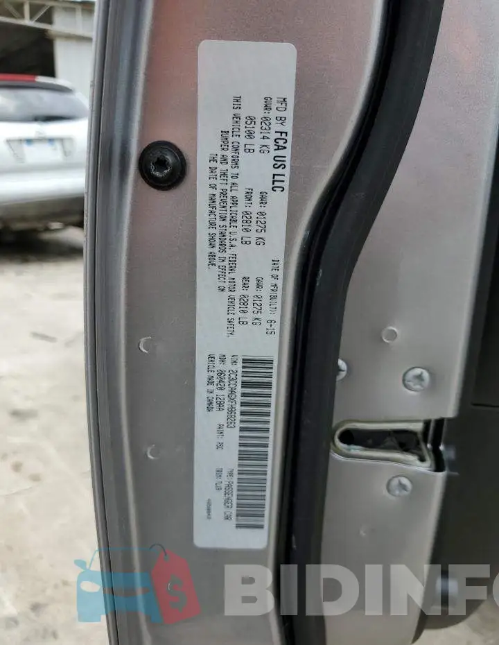 2C3CCAAGXFH868263 Photo# 12