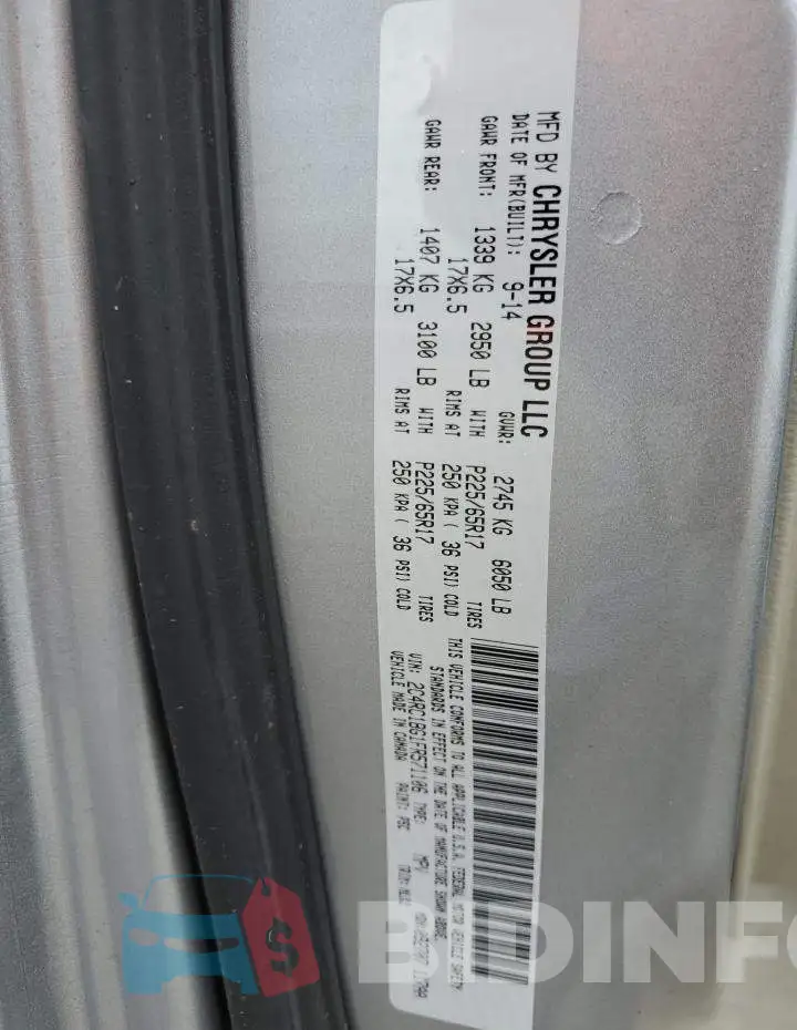 2C4RC1BG1FR571106 Photo# 13