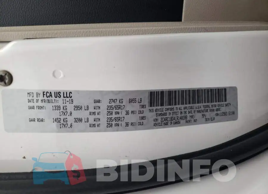 2C4RC1BG4LR140206 Photo# 13