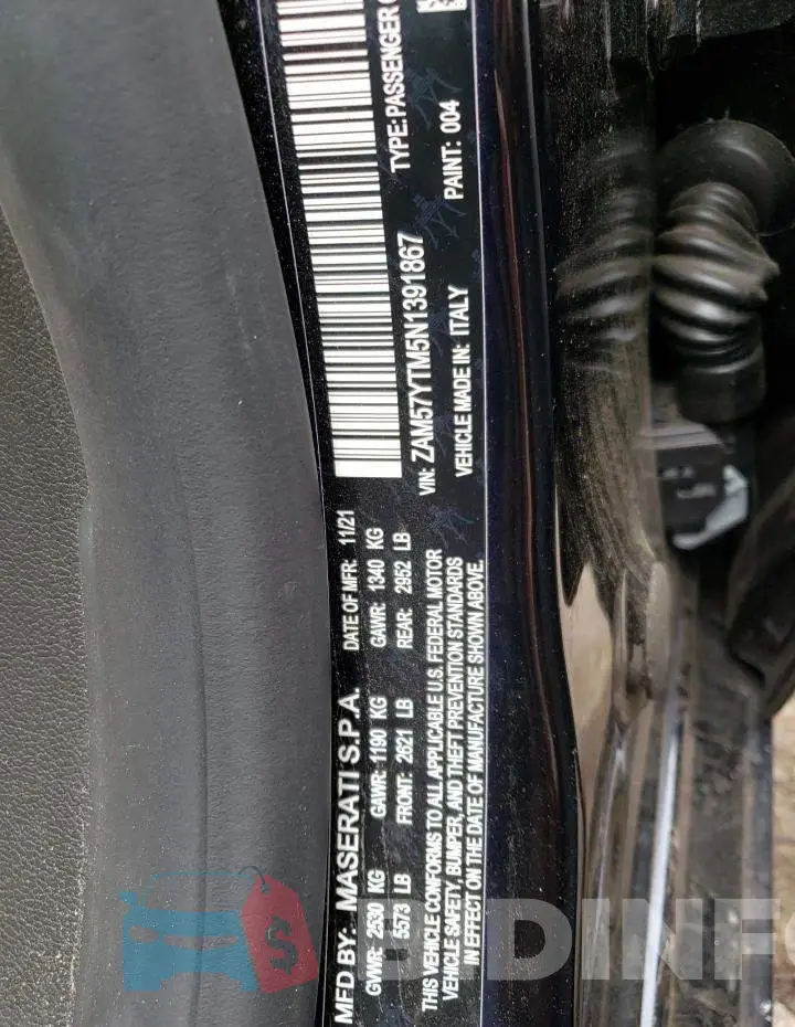 ZAM57YTM5N1391867 Photo# 12