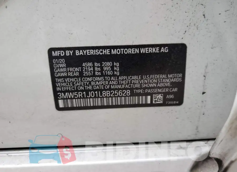 3MW5R1J01L8B25628 Photo# 13