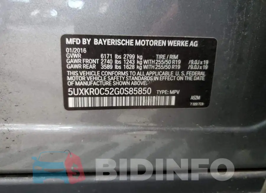 5UXKR0C52G0S85850 Photo# 13