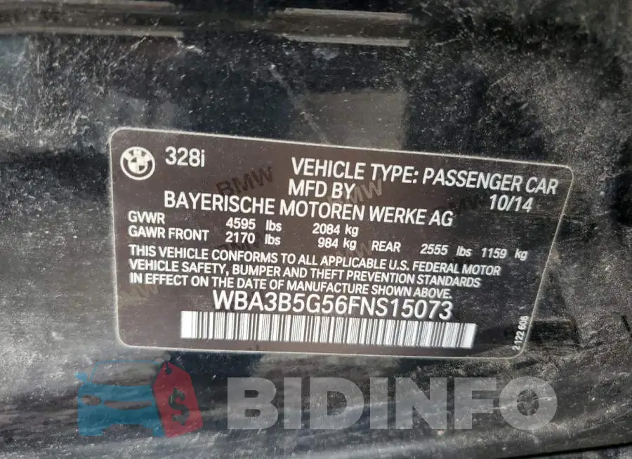 WBA3B5G56FNS15073 Photo# 12