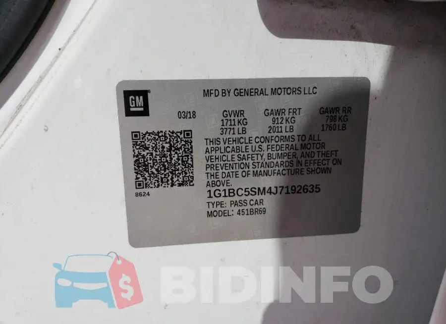 1G1BC5SM4J7192635 Photo# 12