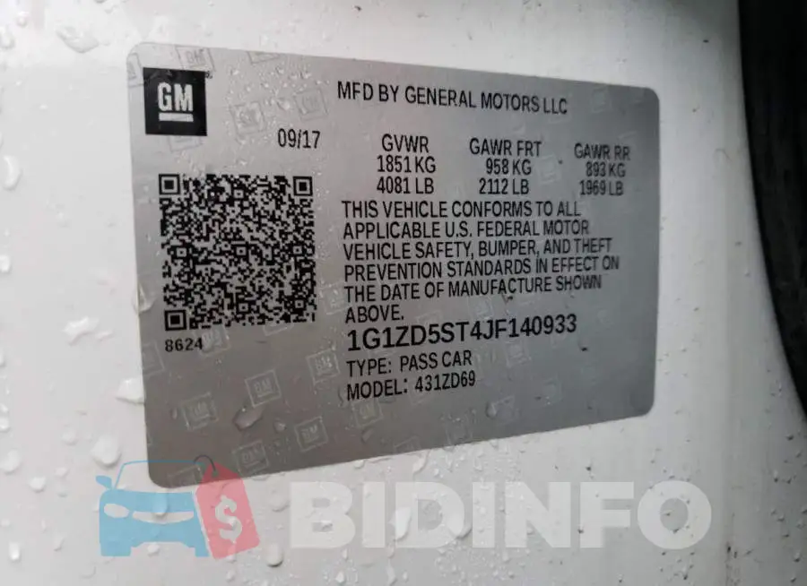 1G1ZD5ST4JF140933 Photo# 12