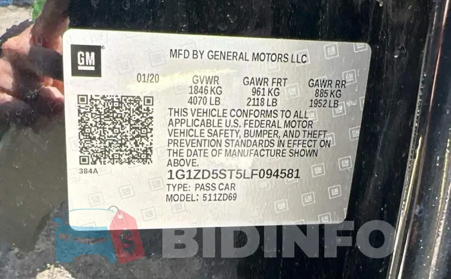 1G1ZD5ST5LF094581 Photo# 10