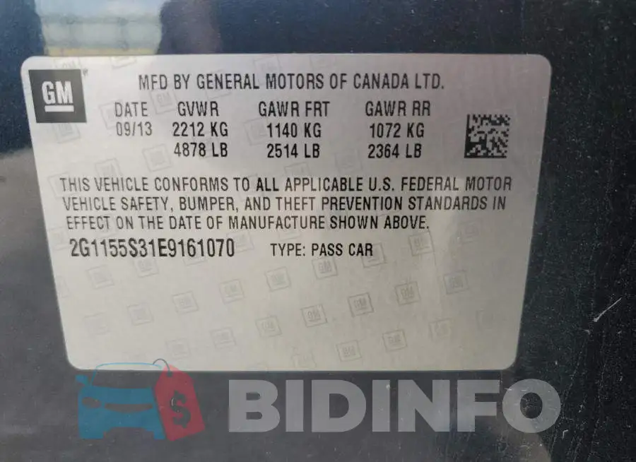 2G1155S31E9161070 Photo# 12