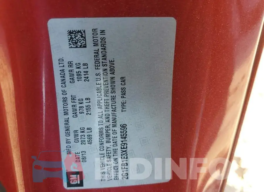 2G1FB1E3XE9145596 Photo# 12