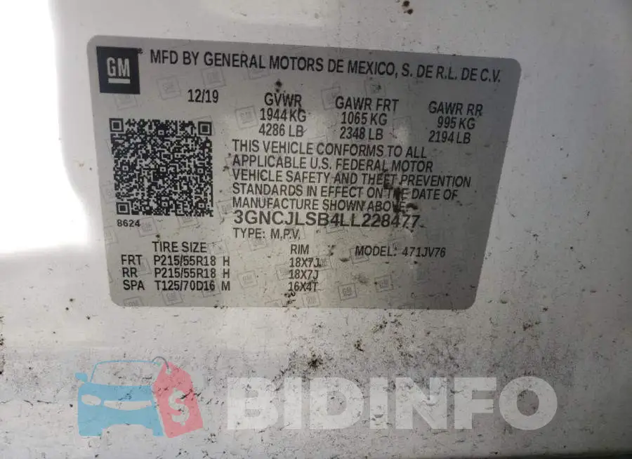 3GNCJLSB4LL228477 Photo# 13