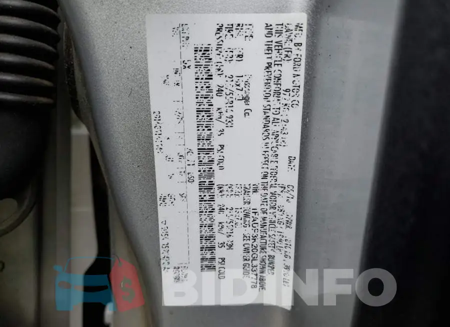 1FADP3K20GL337778 Photo# 13