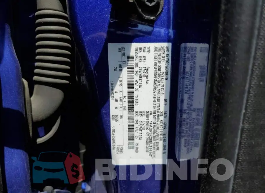 1FADP3K28EL314147 Photo# 12