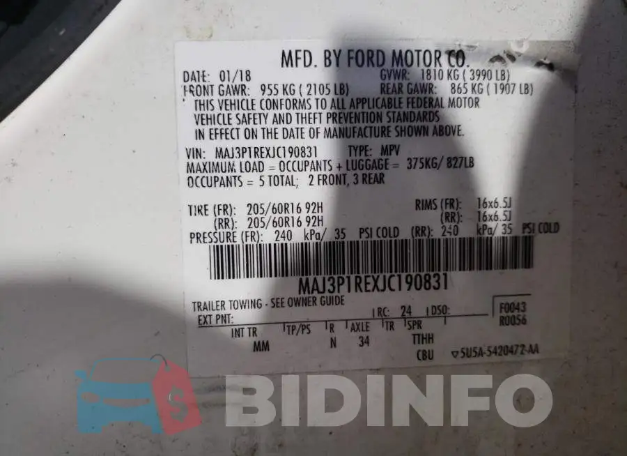 MAJ3P1REXJC190831 Photo# 12