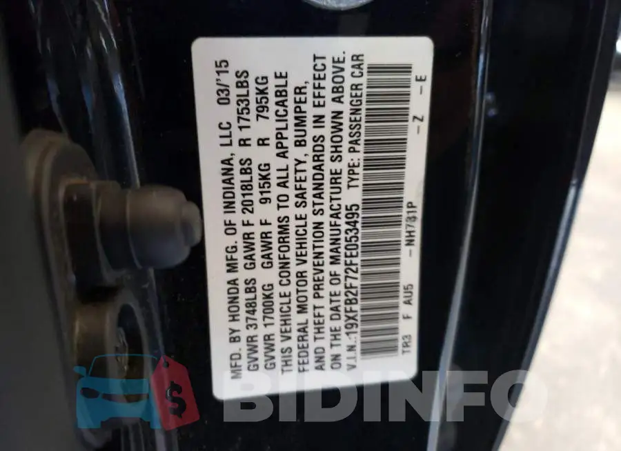 19XFB2F72FE053495 Photo# 13