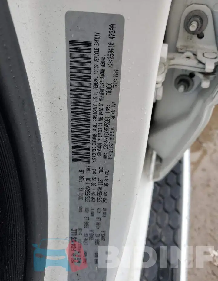 1C6SRFFT5KN545384 Photo# 12