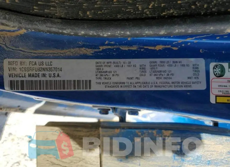 1C6SRFU92NN357014 Photo# 12