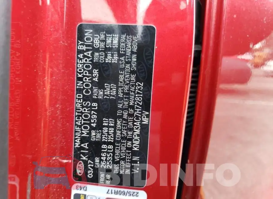 KNDPM3AC7H7281732 Photo# 13