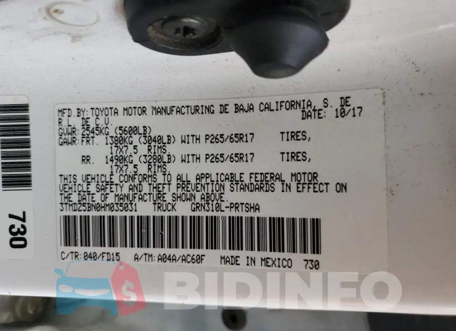 3TMDZ5BN0HM035031 Photo# 12