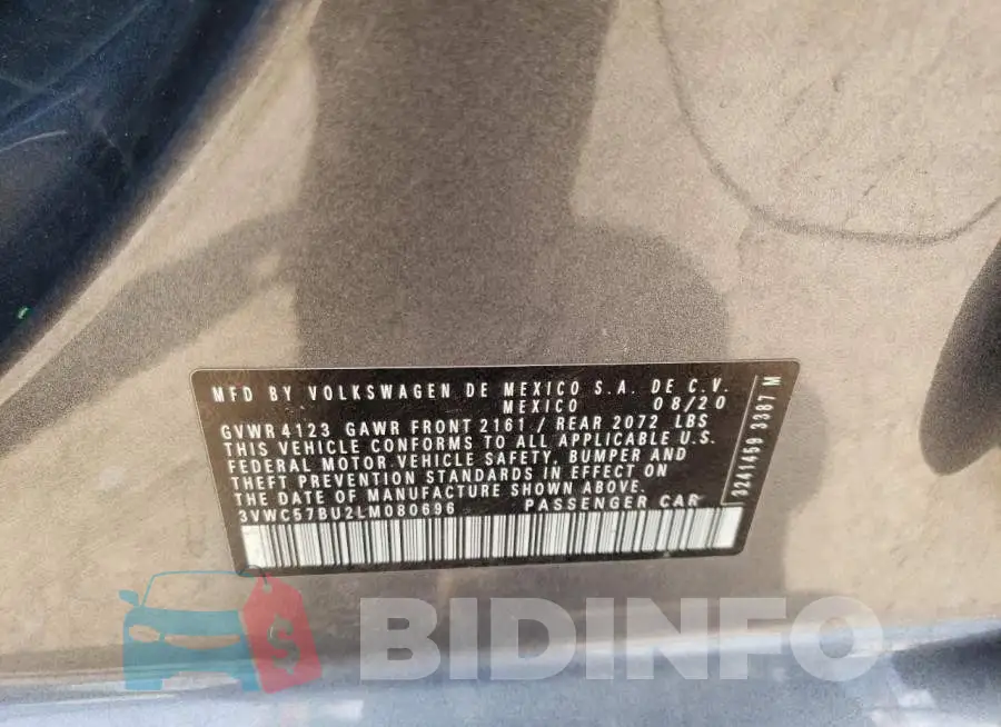 3VWC57BU2LM080696 Photo# 13
