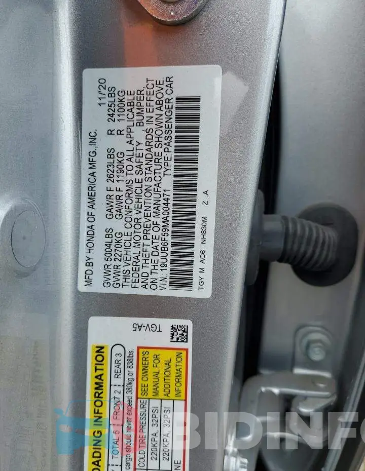 19UUB6F59MA004471 Photo# 13