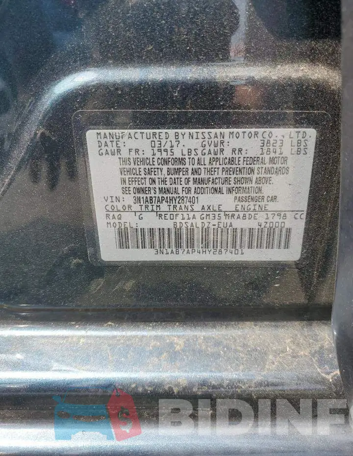 3N1AB7AP4HY287401 Photo# 12