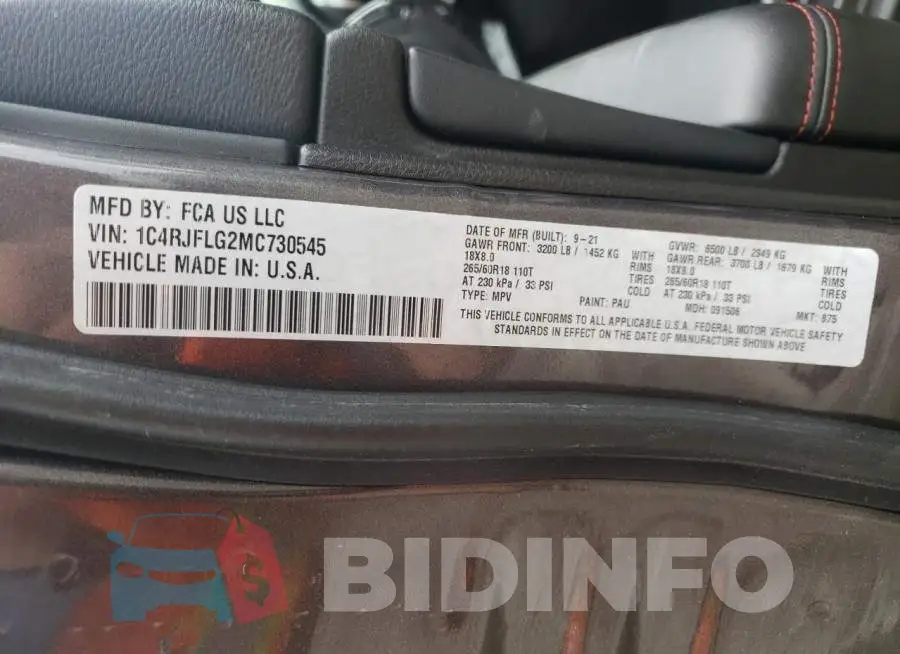 1C4RJFLG2MC730545 Photo# 13