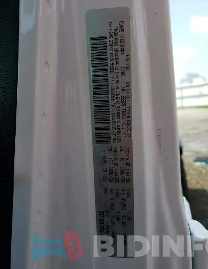 1C6HJTFG9LL182555 Photo# 12
