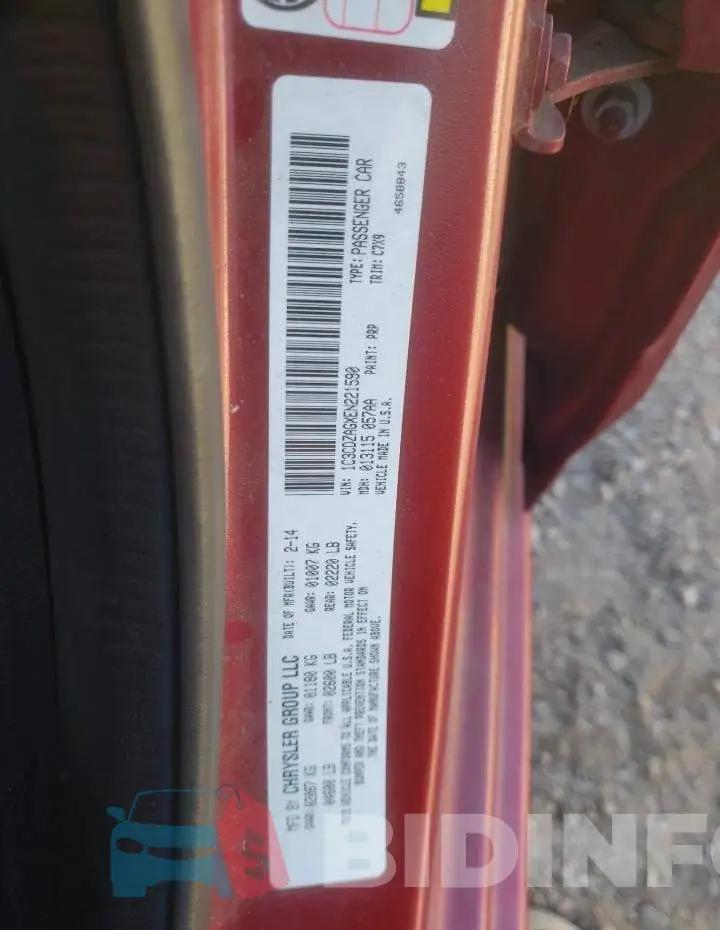 1C3CDZAGXEN221590 Photo# 12