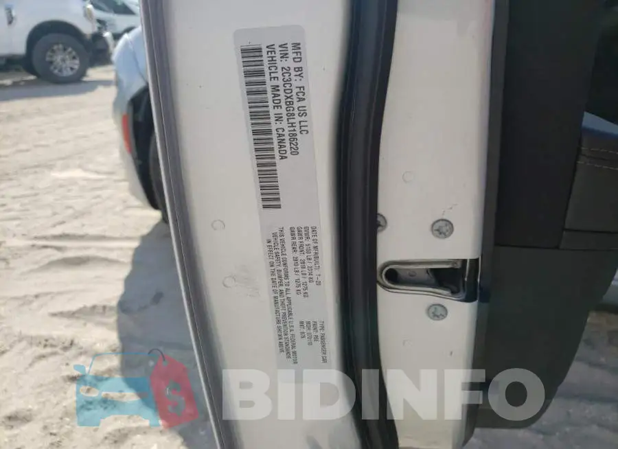 2C3CDXBG8LH186220 Photo# 10