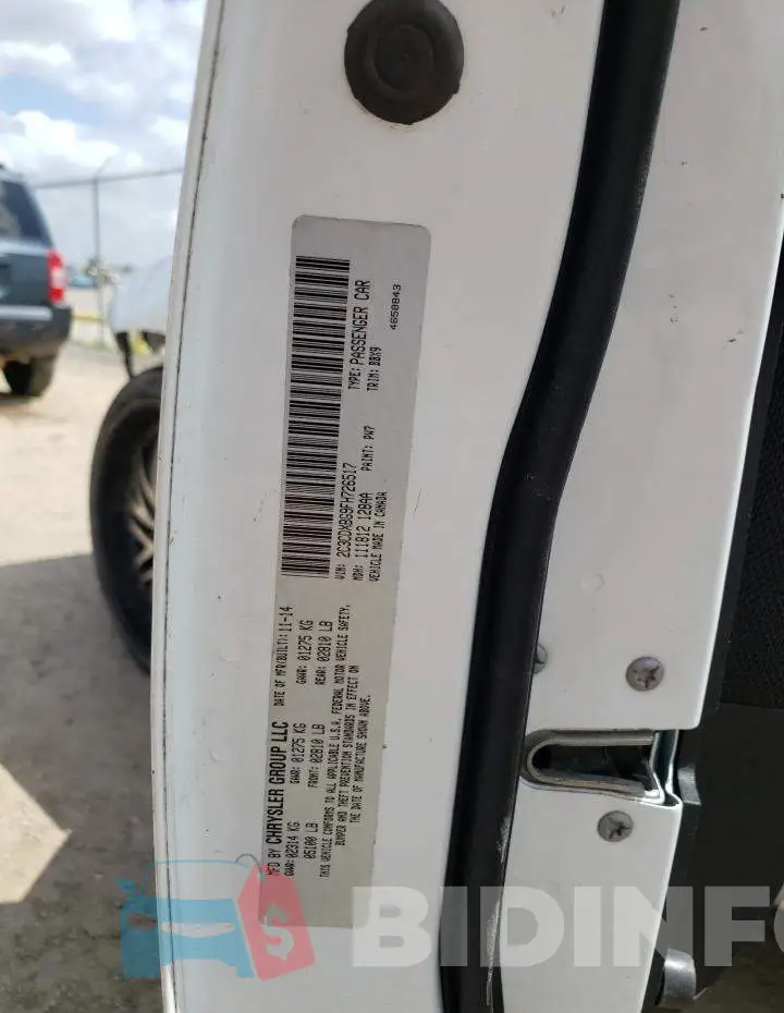 2C3CDXBG9FH726517 Photo# 13