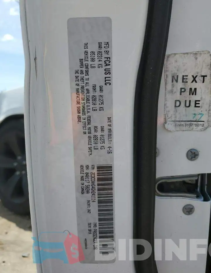 2C3CDXHG4GH241114 Photo# 12