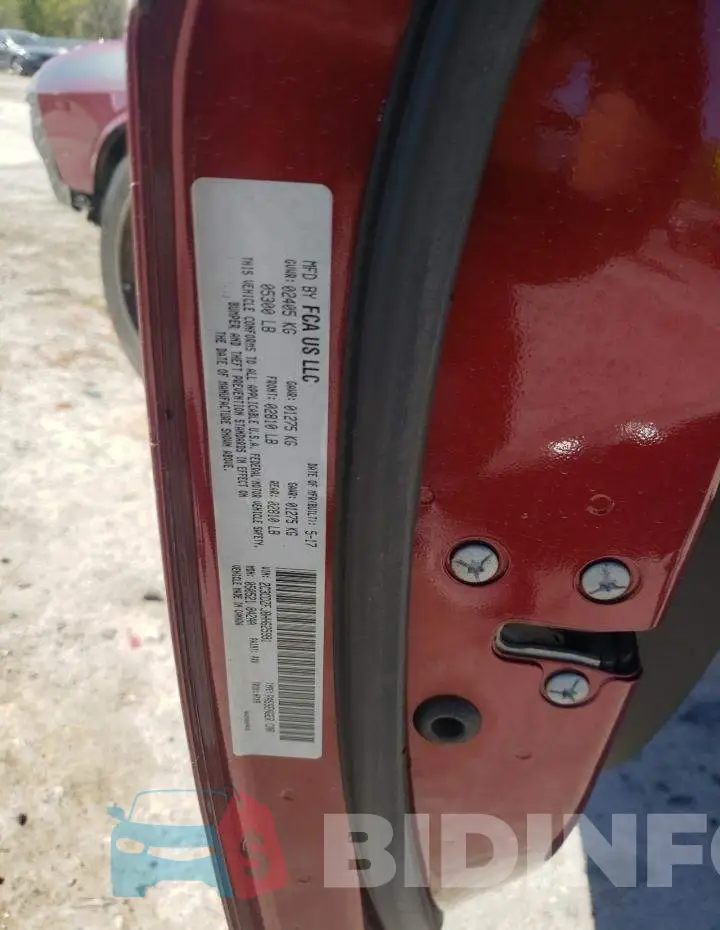2C3CDZFJ8HH625991 Photo# 12